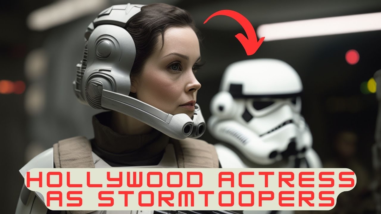 Hollywood Actress As Stormtoopers Star Wars Youtube