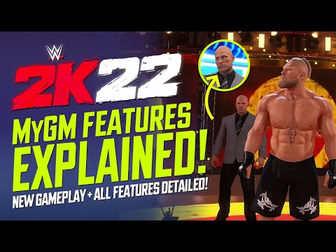 WWE 2K22: MyGM Gameplay + All Features Explained!