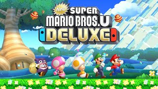 New Super Mario Bros. U Deluxe - Full Game 100% Walkthrough (4 Players) screenshot 4