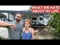 5 things we HATE about full-time RVing | Full-time RVing | Travel Nursing