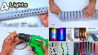 Top 4 Amazing Living room Corner Light Creativ idea for home decoration Diy LED corner floor lamp