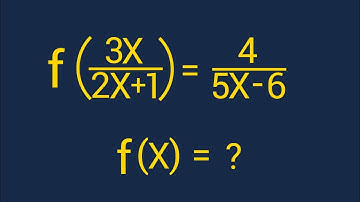 Een functionele vergelijking oplossen | f(X)=?