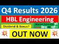 HBL Engineering Q4 results 2026 | HBL Engineering results today | HBL Engineering Share News today