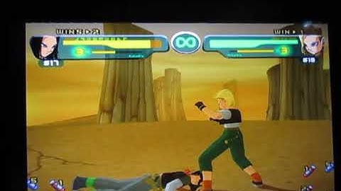 Dragon Ball Z Budokai(Gamecube)-Android 17 vs Android 18