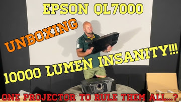 Epson QL7000 Unboxing & Review | Ultimate 4K Laser Projector Experience