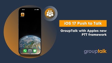 GroupTalk for iOS 17 with Apples new Push to Talk framework