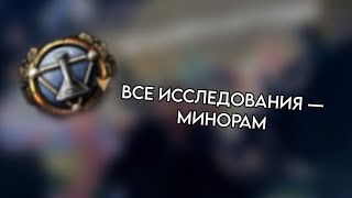 Вторая мировая война в HOI4, но у миноров есть все ИССЛЕДОВАНИЯ.