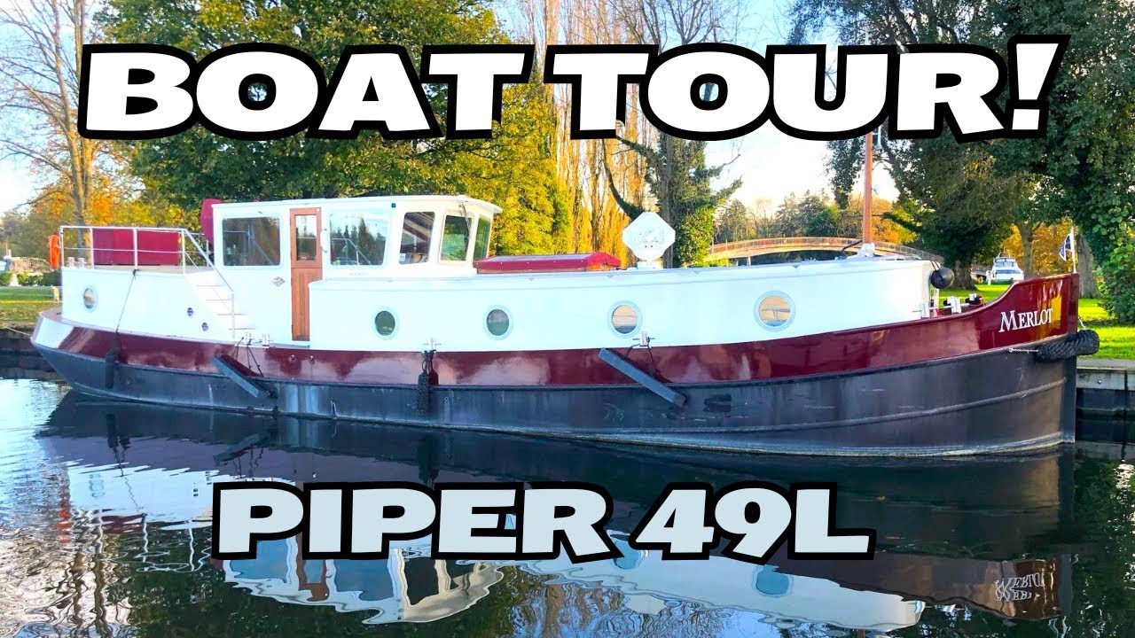 Прогулка на лодке! Голландская баржа Piper 49L