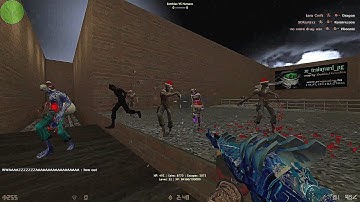 Cs 1.6 Zombie Escape Mod on Dawn of Dead - ze_trainyard_pg