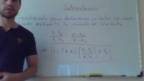 Vídeo 10. Interpolación en tablas termodinámicas