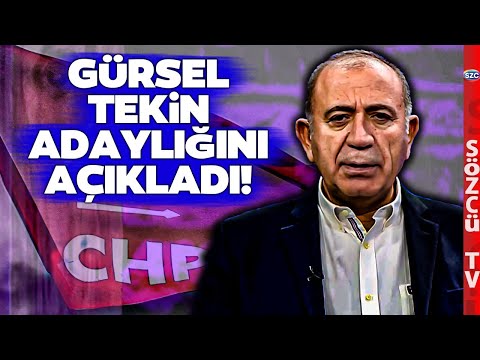 Gürsel Tekin İlk Kez Sözcü TV'de Açıkladı! 'Kadıköy'de Adaylığa Başvuracağım'