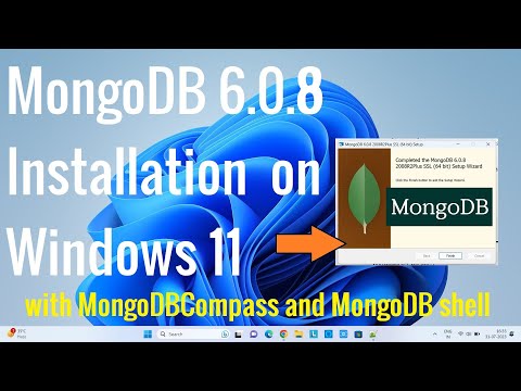 How to install MongoDB 6 on Windows 11 (2023) with MongoDB Shell and MongoDBCompass || Quick setup