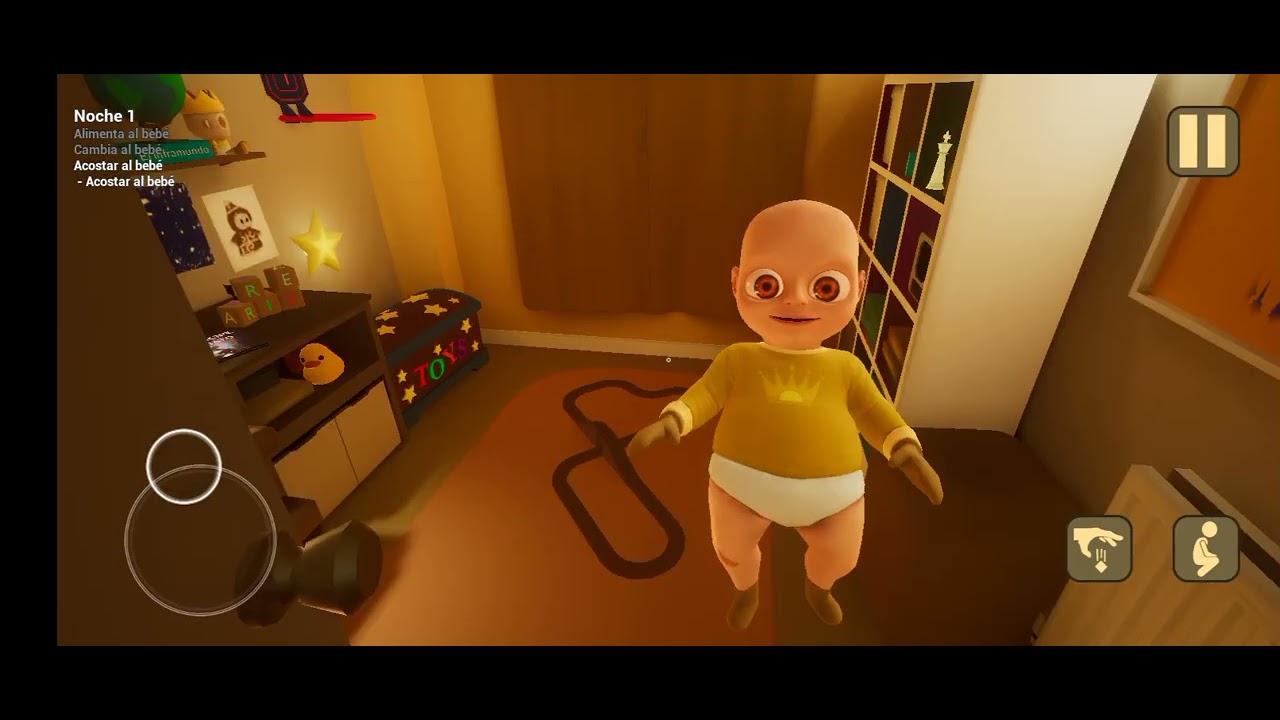 Jugando bebé maldito