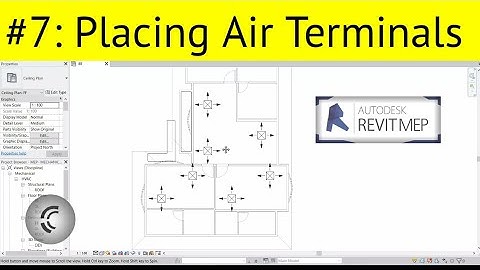 Revit MEP Lesson 7: Placing Air Terminals