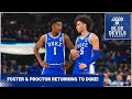 Caleb foster  tyrese proctor are coming back for duke basketball  duke blue devils podcast