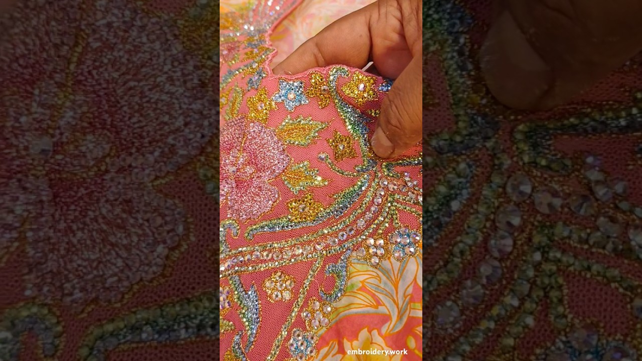 embroidery. work