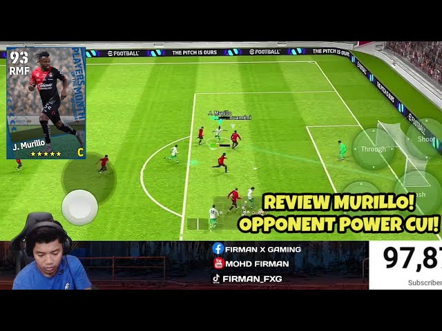 REVIEW MURILLO PLAYER NOMINATING SPEED POWER! OPPONENT POWER CUI! EFOOTBALL 2024 MOBILE class=