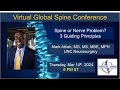 Spine or nerve problem 3 guiding principles with dr mark attiah mar 14th 2024