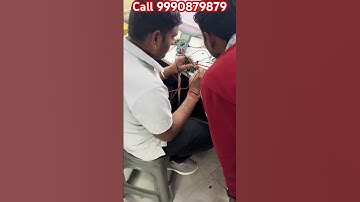 E rickshaw repairing training institute course controller testing karte hue student practical class