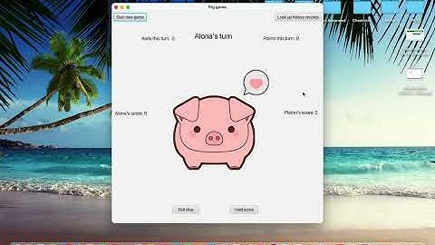 Pig Game (Java FXML)