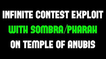 sombra/pharah infinite contest exploit (get inside statue on anubis point b)