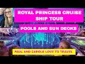 Royal Princess Cruise Ship Tour - Pools and Sun Decks Royal Princess Cruise Ship Tour - Pools and Sun Decks