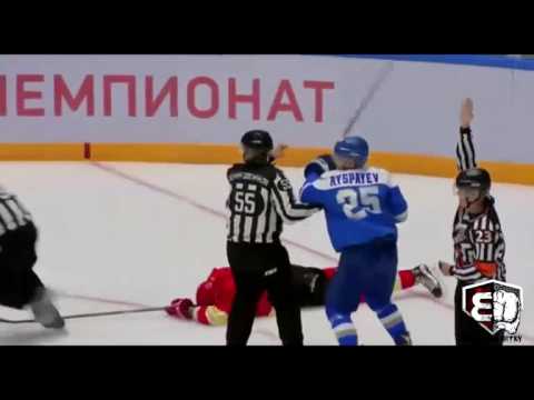 Damir Ryspayev vs. Red Star Kunlun ¤Hockey Fight¤