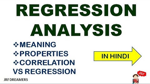 REGRESSION ANALYSIS | REGRESSION LINE | BUSINESS STATISTICS AND RESEARCH METHOD | UGC NET COMMERCE