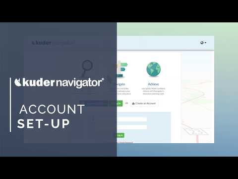 Creating an Admin Account in Kuder Navigator®