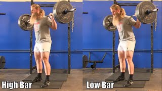 High Bar Squat / Low Bar Squat : It Doesn