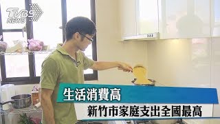 生活消費高　新竹市家庭支出全國最高