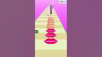 Lips Stack Run Master Game #47 #lipstick #shorts #games