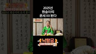 ※소름 주의※ 2025년 원숭이띠 XX된다