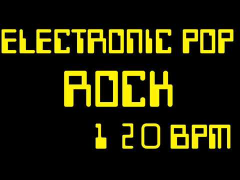 ELECTRONIC POP ROCK STYLE BACKING DRUM TRACK -120 BPM- - YouTube