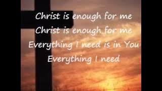 Christ Is Enough - Hillsong (Lyrics Video)