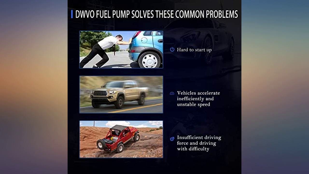 DWVO Fuel Pump Compatible with 1999-2001 Ford Explorer | Mercury