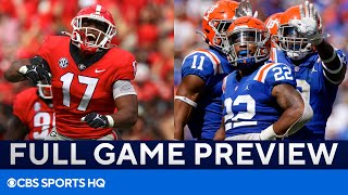 No. 1 Georgia at Florida Preview [Matchups, Players to Watch, \& MORE] | CBS Sports HQ