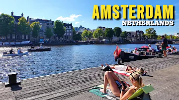 Amsterdam Netherlands 4K Exploring the Most Beautiful Streets 2025