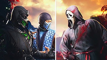 Ghostface vs ALL Bi-Han Intro-Dialogues - Mortal kombat 1