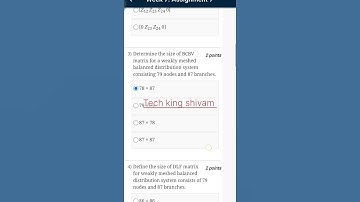 NPTEL Electrical Distribution System Analysis week 7 assignment  ✅👍 answer 🔥@techkingshivam8700