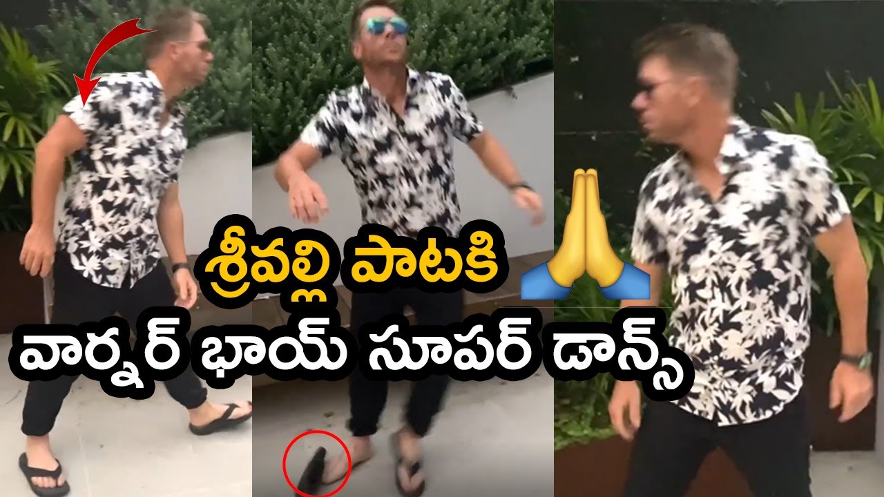 David Warner Dance For  Srivalli Song | Pushpa Songs | David Warner Videos