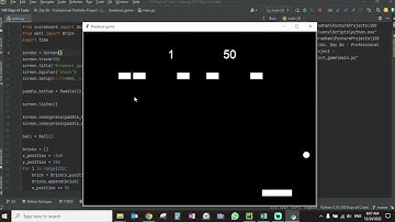 breakout game - python