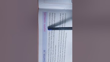 Watch Class 2 Moral Science Ch 10 Happy Families