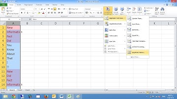Excel: How to Find Duplicate Values in Excel (video)