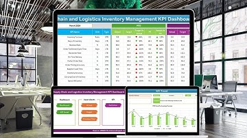 Supply Chain and Logistics Inventory Management KPI Dashboard in Excel