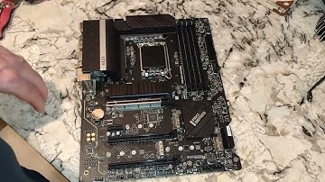 Unboxing MSI Pro Z690 A wifi D4 motherboard LGA 1700, overview of features, first review