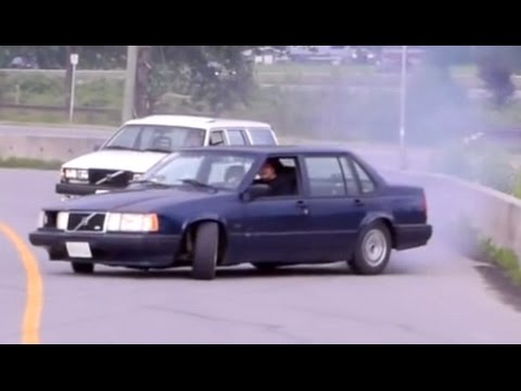 TURBO VOLVO STREET DRIFTING!