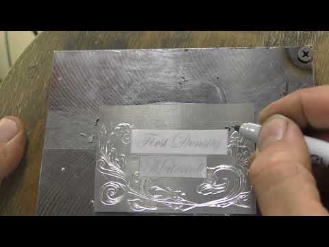 Engraving Toner transfer Plain paper easy 2 Composition trick)