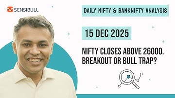 NIFTY & BANK NIFTY Analysis for Tomorrow | Stock Market Outlook | 15 December 2025, Monday