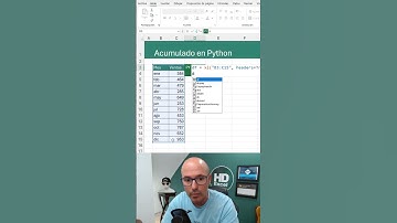 ✅ ACUMULADO EN PYTHON de #excel #exceltips #excelformula